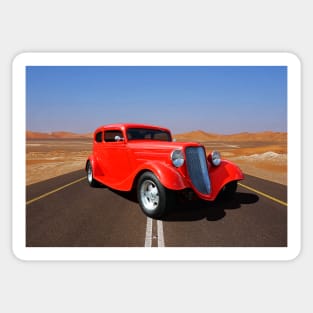Rock'in Red 1934 Ford Sticker